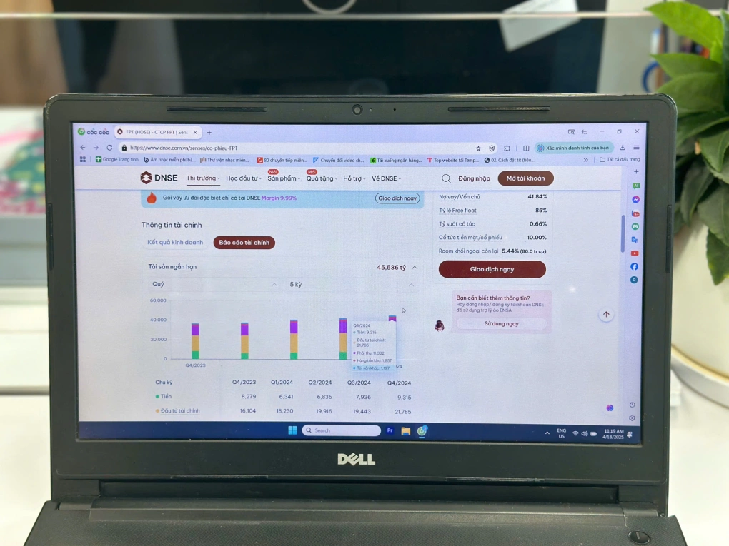 DNSE tổng hợp và phân tích báo cáo tài chính ngay trên trang web và app Entrade X by DNSE. Ảnh: Minh Ngọc