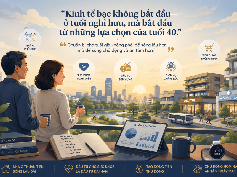 Mua nhà, đầu tư, chăm sóc sức khỏe: 5 xu hướng của kinh tế bạc mà người 40+ nên biết từ bây giờ - Ảnh 1.