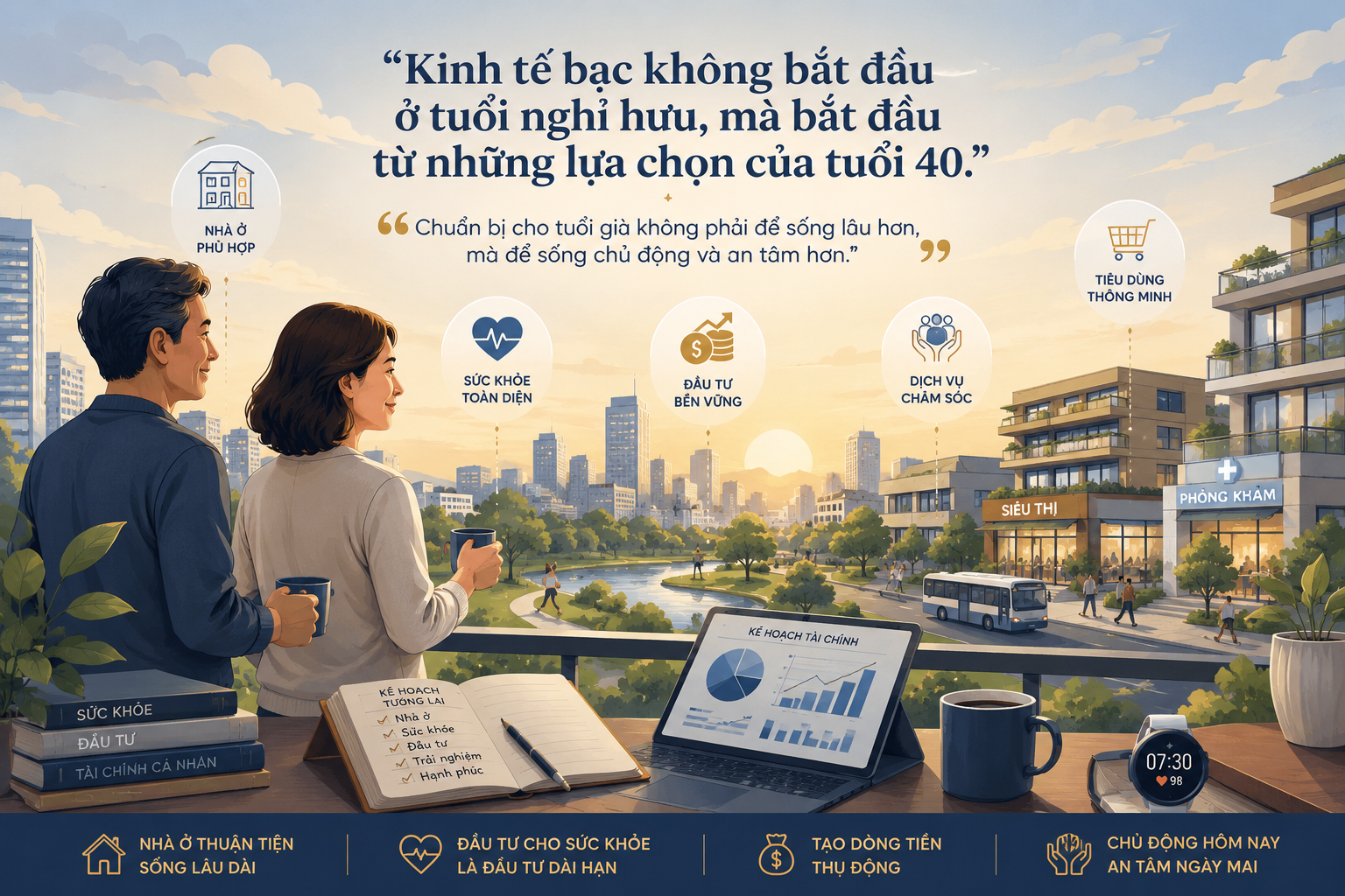 Mua nhà, đầu tư, chăm sóc sức khỏe: 5 xu hướng của kinh tế bạc mà người 40+ nên biết từ bây giờ - Ảnh 1.