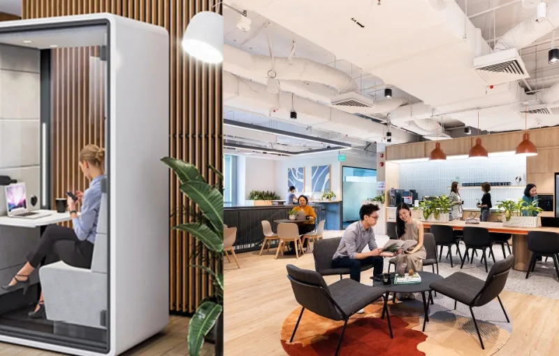 Một Co-working space ở Singapore. Ảnh: vulcanpost