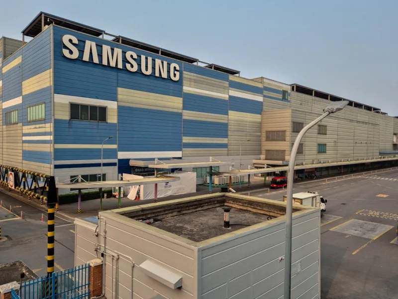 Nhà máy Samsung Electronics Vietnam tại tỉnh Bắc Ninh ngày 3/4/2025. Ảnh: Reuters