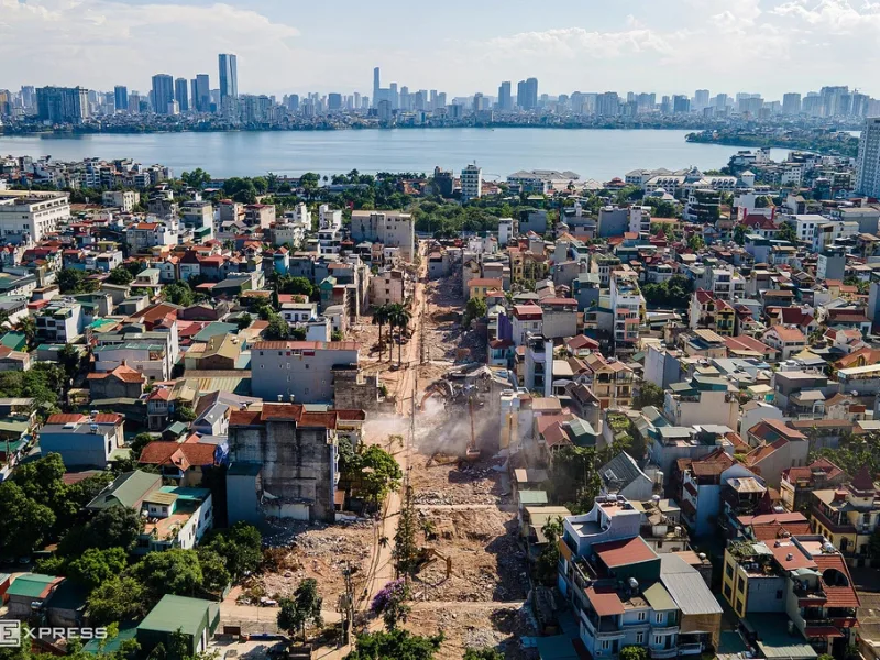 Bất động sản trung tâm Hà Nội. Ảnh: Thế Bằng