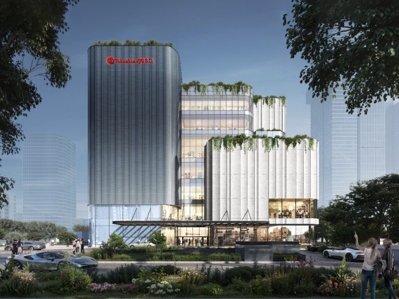 Westlake Square Hanoi nổi bật với thiết kế đương đại, khẳng định vị thế của chuẩn mực bán lẻ Nhật Bản tại Hà Nội.
